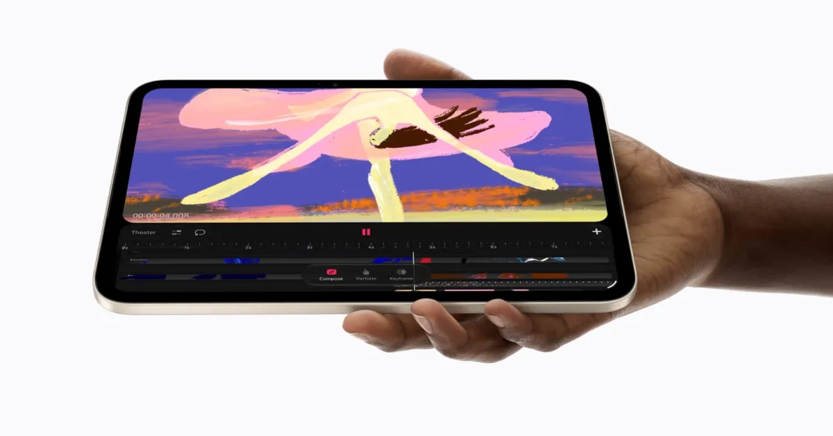 Apple presenterar iPad mini med OLED-skärm och A20 Pro